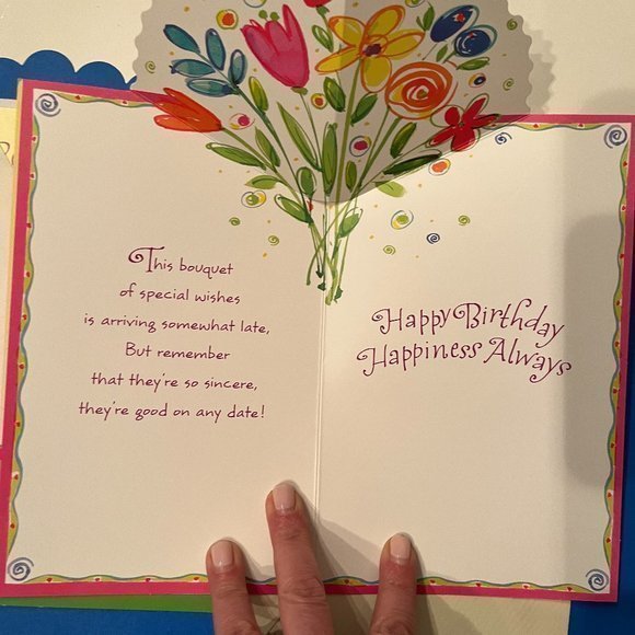 Birthday Cards -Lot of 2 – Belated Birthday from All of Us (bday) - Picture 1 of 4